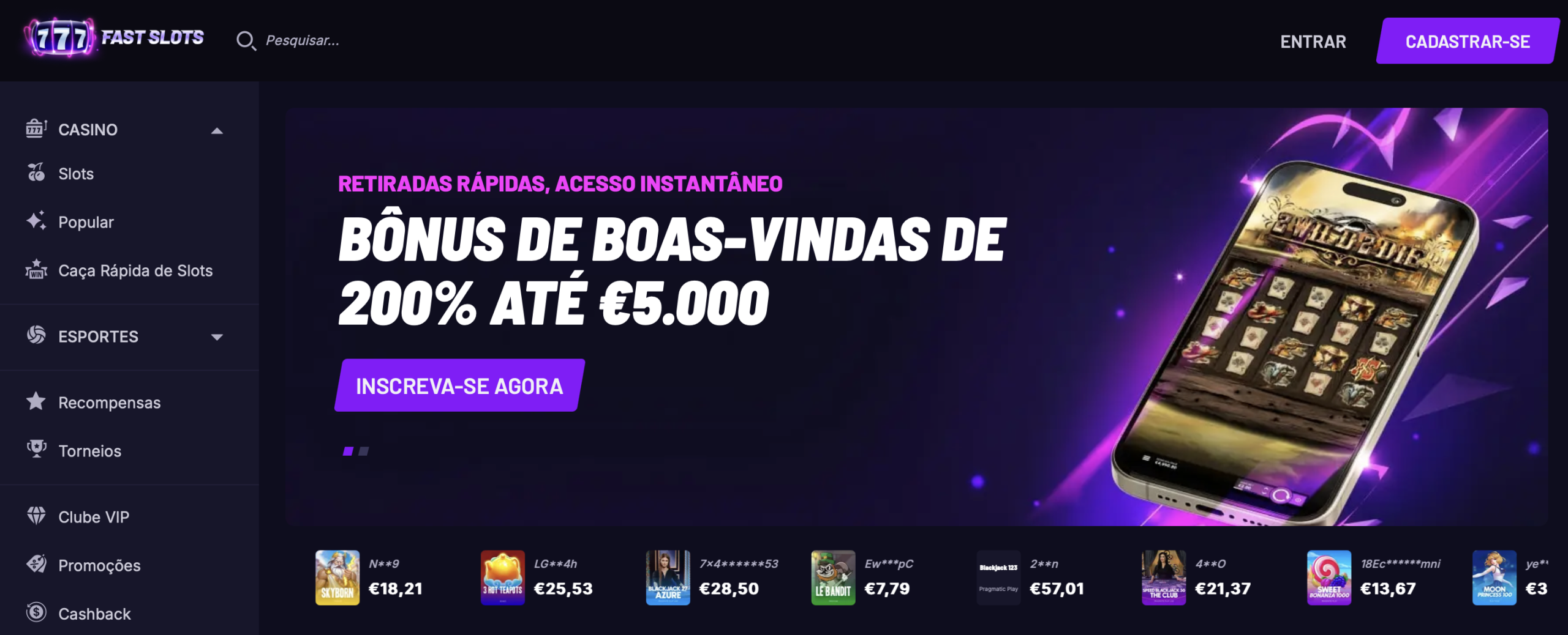 Fastslots - cassino online